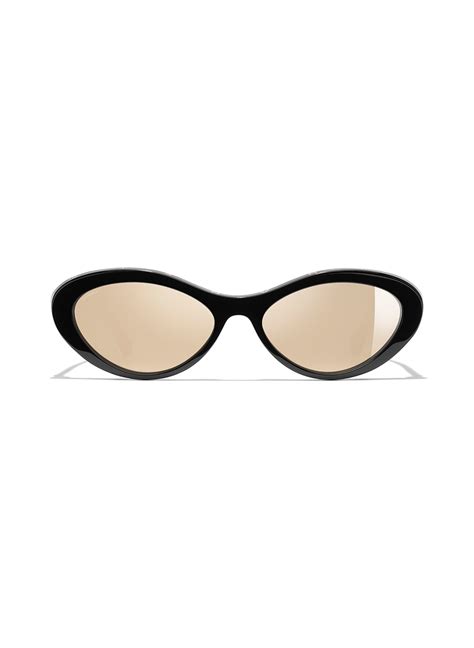 chanel sonnenbrille 2018|chanel sonnenbrille schwarz gold.